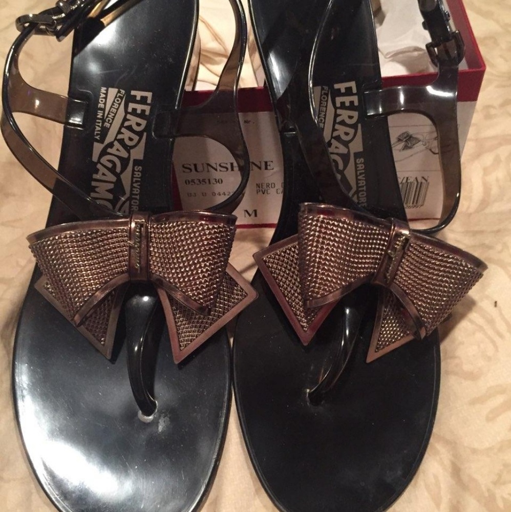 Ferragamo jelly sandals